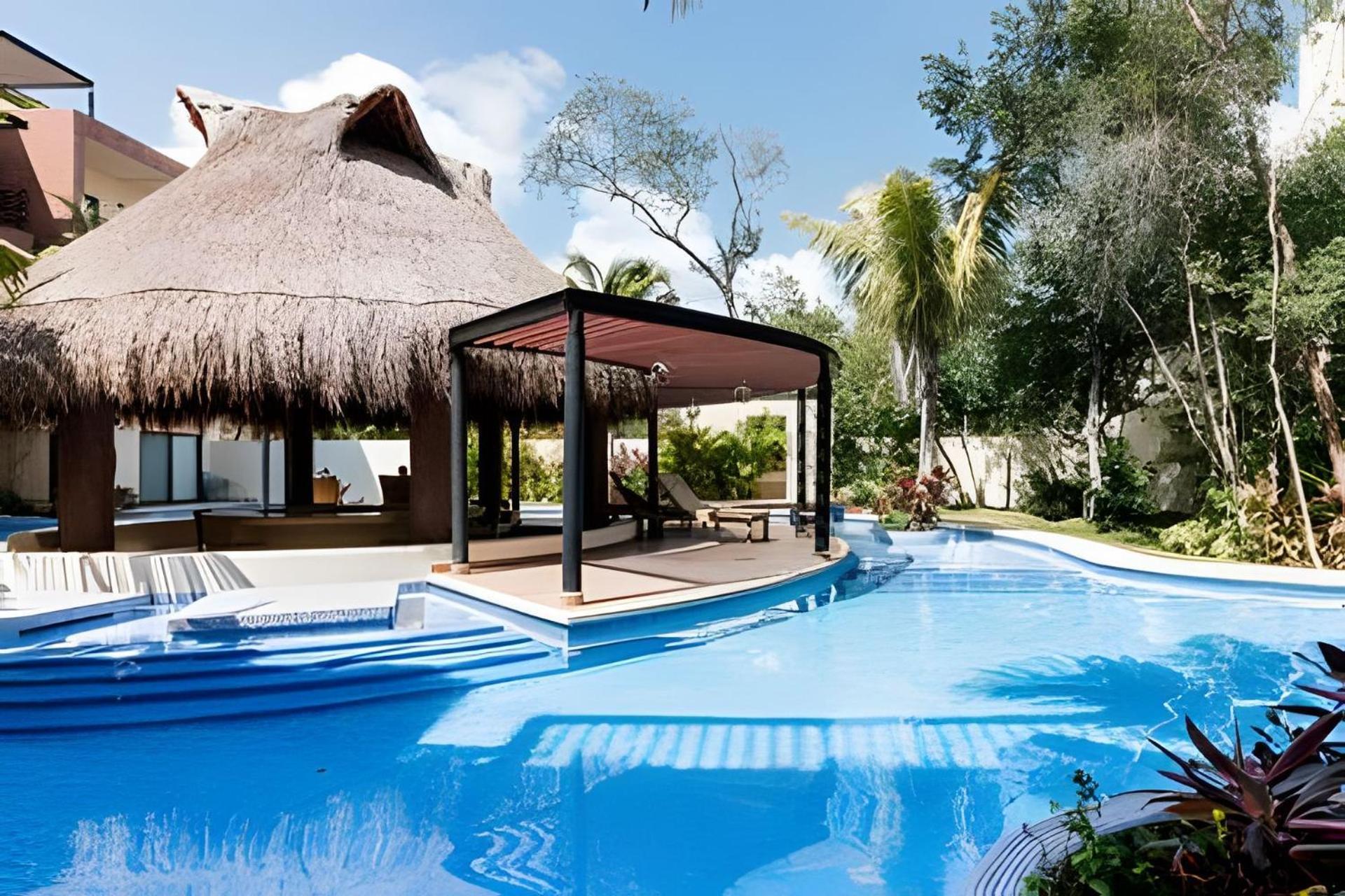 Casa De Lujo Ka'An Maya Acceso Swimup A La Piscina تولوم المظهر الخارجي الصورة