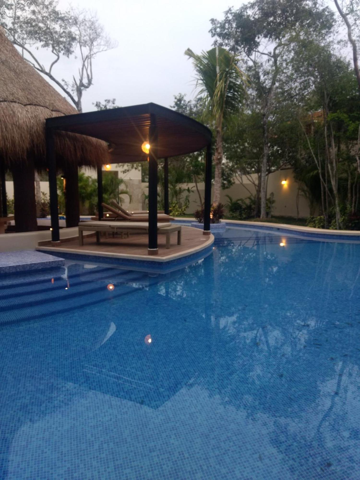 Casa De Lujo Ka'An Maya Acceso Swimup A La Piscina تولوم المظهر الخارجي الصورة